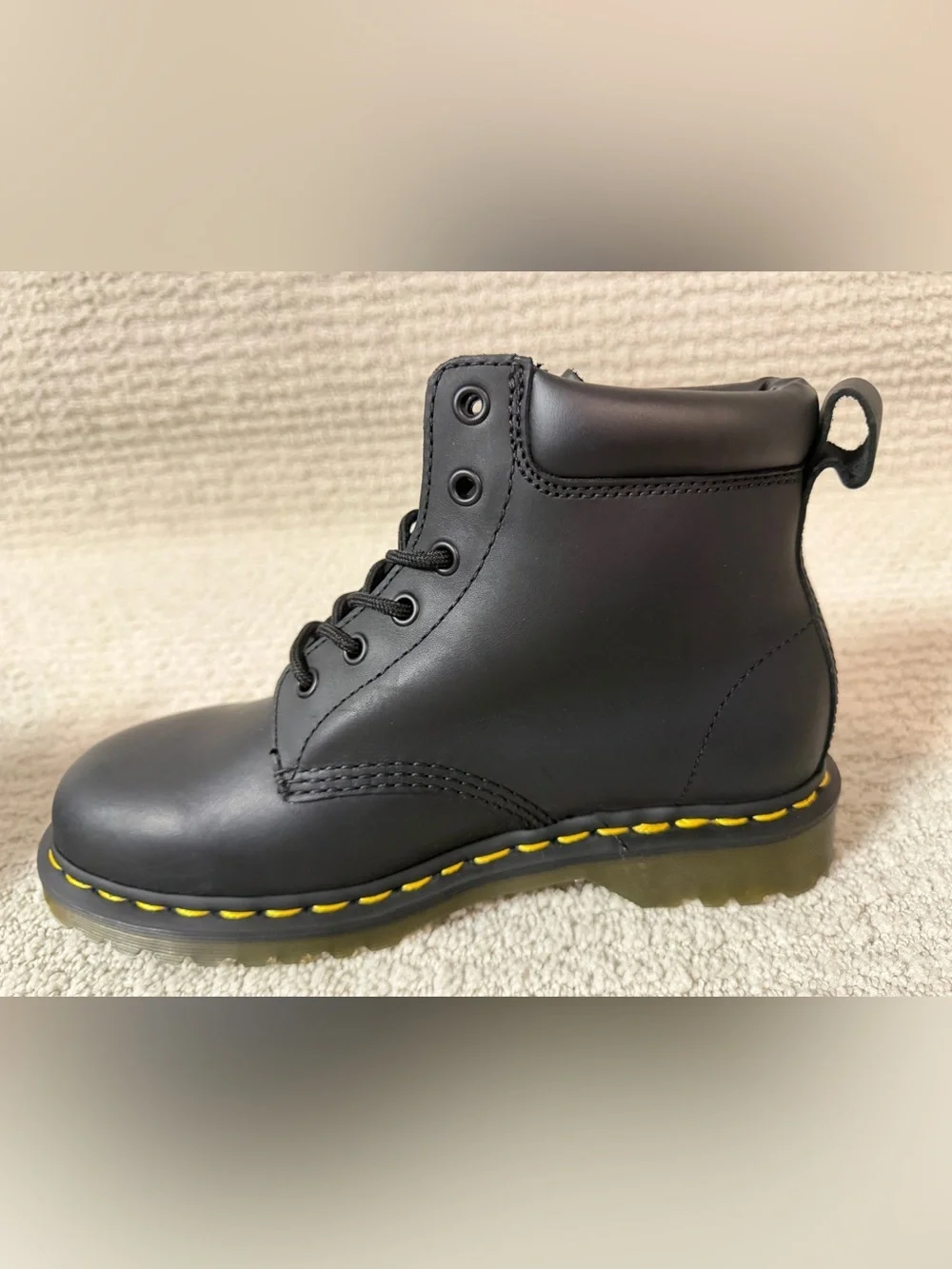 Dr. Martens 939 Ben Boot Black Leather Combat Boots Men's 8 Women's 9 NWOB